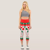 Merry Deer Capri Leggings (Vorderseite)