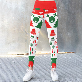 Merry Deer Capri Leggings