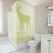Merry Deer Duschvorhang - Cream Polka Dot (Beispiel)