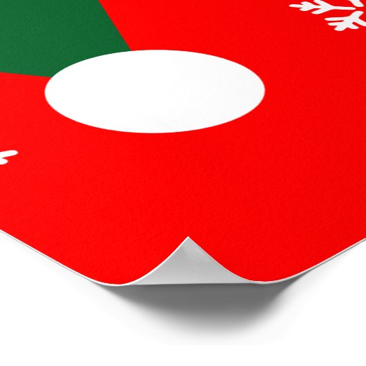 Merry Deer Poster (Ecke)