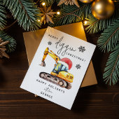 Merry Diggin Christmas Feiertagskarte