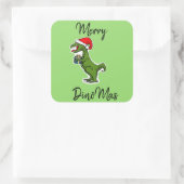 Merry DinoMas Sticker (Tasche)