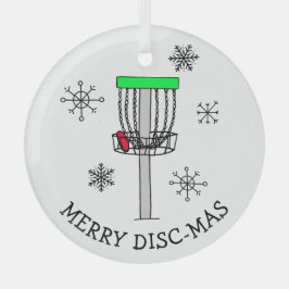 Merry Disk-Mas Disk Golf Keramik Ornament