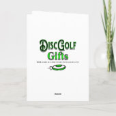 Merry Disk-mas | Disk Golf Personalisierte Weihnac Karte (Rückseite)