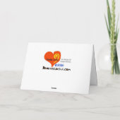 Merry Distancing Coronavirus Weihnachtskarte Karte (Rückseite)