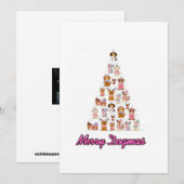 Merry Dogmas Feiertagskarte (Vorne/Hinten)