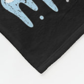 Merry Dogmas Funny Dog Santa Hat Christmas Xmas Fleecedecke (Ecke)