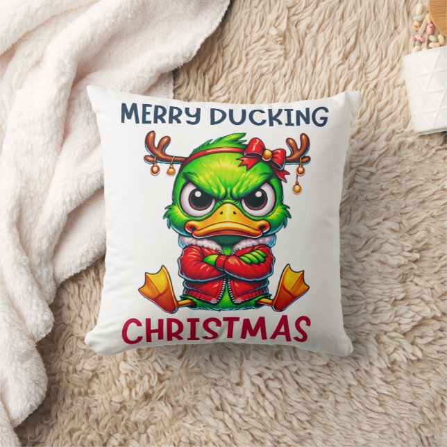 MERRY DUCKING CHRISTMAS KISSEN (Decke)