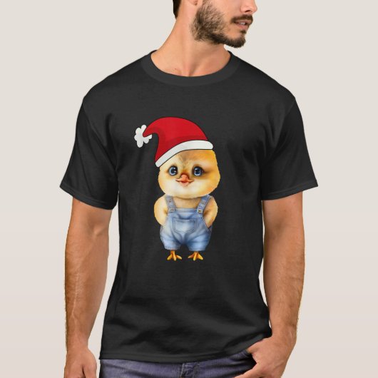 Merry Ducking Weihnachtsdesign Ducky Junge und Mäd T-Shirt (Vorderseite)