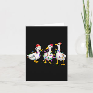 Merry Duckmas Funny Duck Christmas Duck Lover Xmas Karte