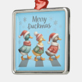 Merry Duckmas Ornament Aus Metall (Links)