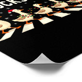 Merry Duckmas Weihnachtsmannmütze Xmas Duck Lover Poster (Ecke)