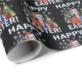 Merry Easter Funny Joe Biden Weihnachten Geschenkpapier (Rolleneckpunkt)