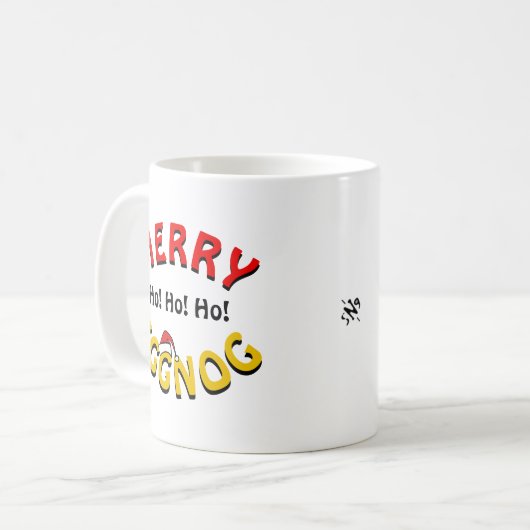 Merry Eggnog (Holidays joke) Kaffeetasse (Vorderseite Links)