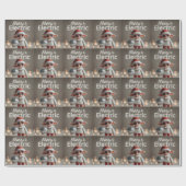 MERRY & ELECTRIC: Whimsical Christmas Elf Doll Geschenkpapier (Flach)