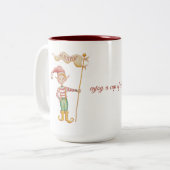 Merry Elf Cup of Cheer mug Zweifarbige Tasse (Vorderseite Links)