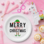 Merry Elfin Christmas Pappteller (Party)