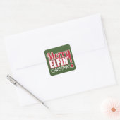 Merry Elfin Christmas Sticker (Umschlag)