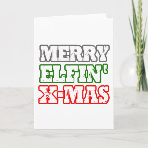 MERRY ELFIN XMAS -.png Feiertagskarte