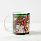 Merry Elves Wrapping Gegenwart Tasse (Links)