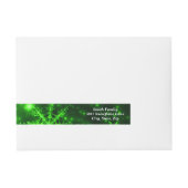 Merry Elves Wrapping präsentiert Adressenmarken Rundum-Adressaufkleber (Vorderseite)