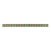 Merry Elves Wrapping Presen 1,5" Wide Satin Ribbon Satinband (Vorderseite)