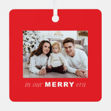 Merry Era Bright Funny One Foto Red Christmas