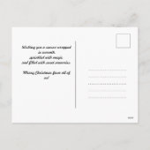 Merry-Erinnerungen-Rahmen Feiertagspostkarte (Rückseite)