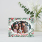 Merry-Erinnerungen-Rahmen Feiertagspostkarte (Stehend Vorderseite)