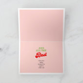 MERRY EVERYTHING AND HAPPY ALWAYS HOLIDAY CARD KARTE (Innenseite)