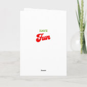 MERRY EVERYTHING AND HAPPY ALWAYS HOLIDAY CARD KARTE (Rückseite)