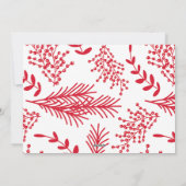 Merry Everything Foto Red Text Feiertagskarte (Rückseite)