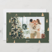 Merry Everything Foto Weihnachtskarten Feiertagskarte (Rückseite)