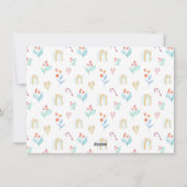 Merry Everything Gold Script 3 Foto Weihnachten (Rückseite)