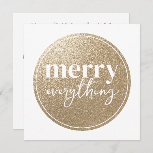 Merry Everything Golden Texture (Vorne/Hinten)