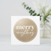 Merry Everything Golden Texture (Stehend Vorderseite)