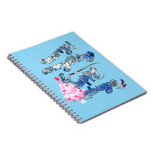 Merry Everything & Happy Always - Pink Tree Notizblock (Rechte Seite)