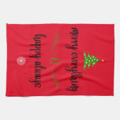 Merry Everything Kitchen Handtücher (Horizontal)