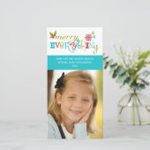 Merry Everything - Multi Cultural Holiday Feiertagskarte (Stehend Vorderseite)