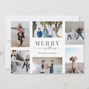 Merry Everything Multi-Foto Feiertagskarte