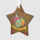 Merry Everything Ornaments Custom Acrylic Ornament (Vorderseite)
