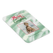 Merry Everything Script Foto Holiday Gruß Magnet (Rechte Seite)