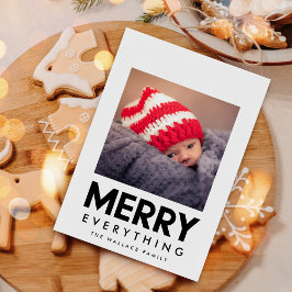Merry Everything Square Picture Modern Feiertagskarte