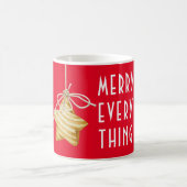 Merry Everything Star Ornament Weihnachten Kaffeetasse (Mittel)