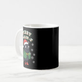 Merry F-caw-f Black Crow Fcawf Christmas Holiday F Kaffeetasse (Vorderseite Links)
