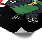 Merry F-caw-f Black Crow Fcawf Christmas Holiday F Poster (Ecke)