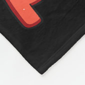 Merry F-caw-f Chicken Christmas Funny Rooster Men Fleecedecke (Ecke)