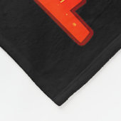 Merry F-caw-f Chicken Christmas Funny Rooster Men Fleecedecke (Ecke)