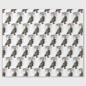 Merry F-Caw-F Christmas Black Crow Funny Christmas Geschenkpapier (Flach)