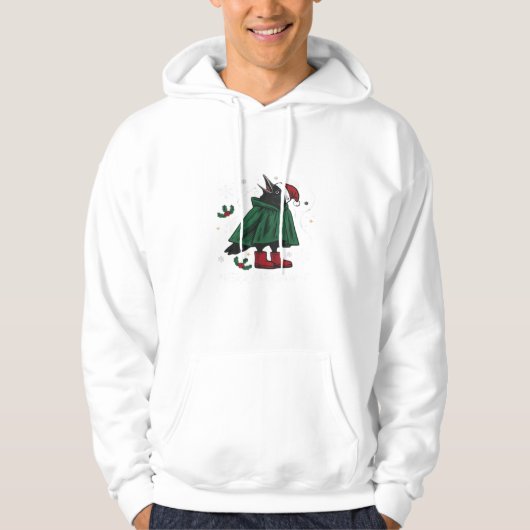 Merry F-Caw-F Classic Funny Graphic Hoodie (Vorderseite)